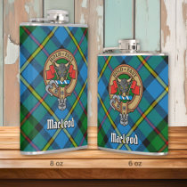 Clan MacLeod Crest Flask