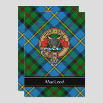 Clan MacLeod Crest Invitation