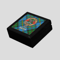 Clan MacLeod Crest over Hunting Tartan Gift Box