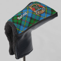Clan MacLeod Crest over Hunting Tartan Golf Head Cover