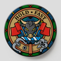 Clan MacLeod Crest over Hunting Tartan PopSocket