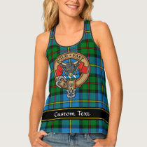 Clan MacLeod Crest over Tartan Tank Top