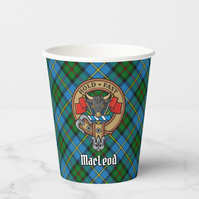 Clan MacLeod Crest Paper Cups (Front)
