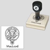 Clan MacLeod Crest Rubber Stamp