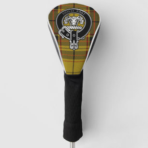 Clan MacLeod Crest & Snuffbox Tartan Golf Head Cov Cover