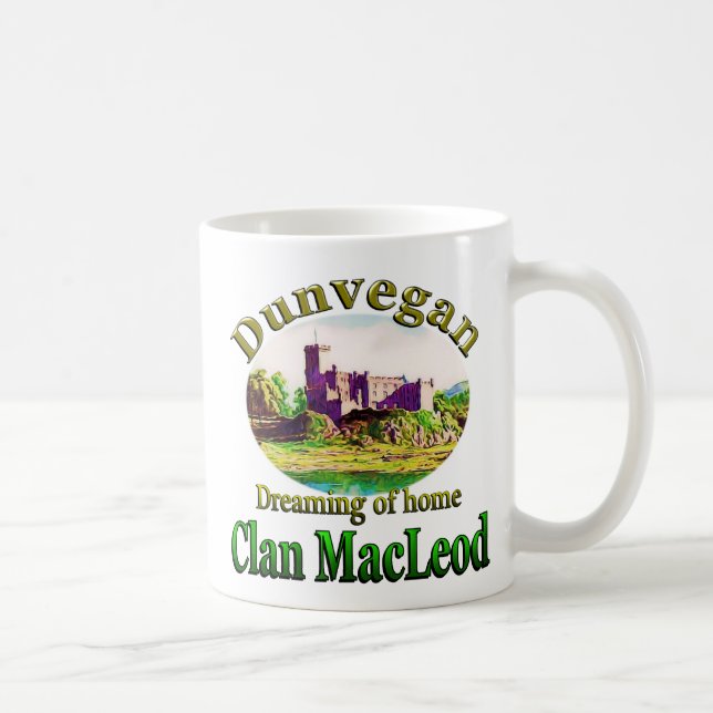 Clan MacLeod Dunvegan Castle Cup Mug (Right)