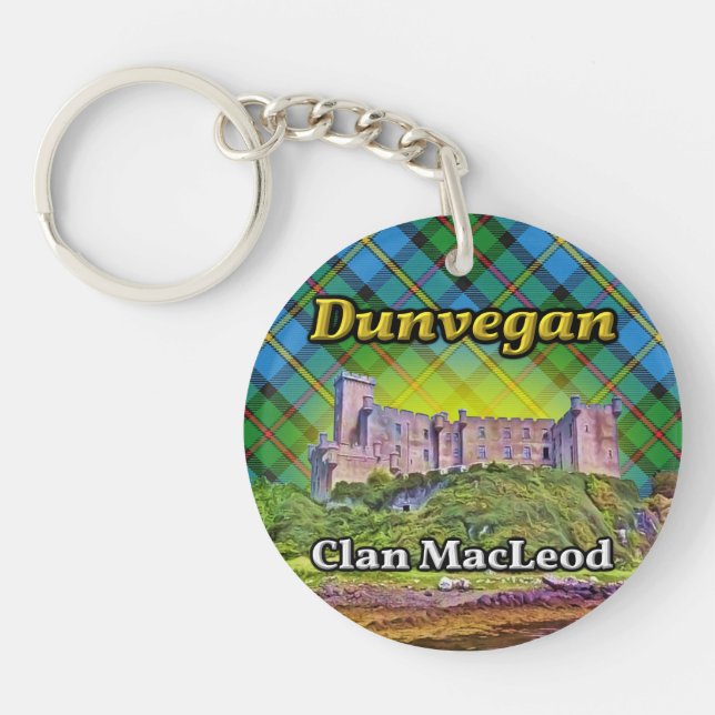 Clan MacLeod Dunvegan Castle Keychain (Front)