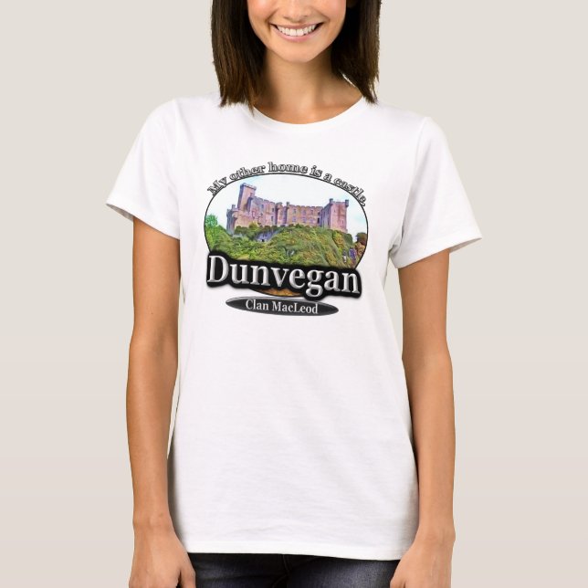 Clan MacLeod Dunvegan Castle Scotland T-Shirt (Front)
