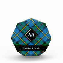 Clan MacLeod Hunting Tartan Acrylic Award