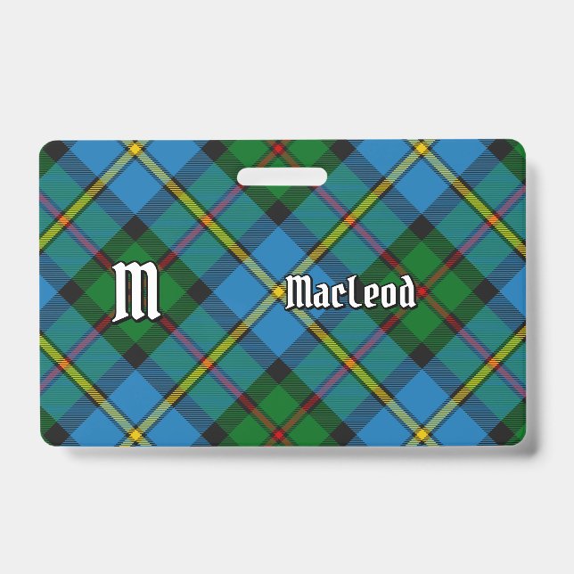 Clan MacLeod Hunting Tartan Badge (Front)