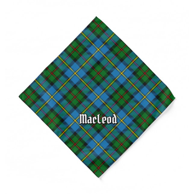 Clan MacLeod Hunting Tartan Bandana (Front)