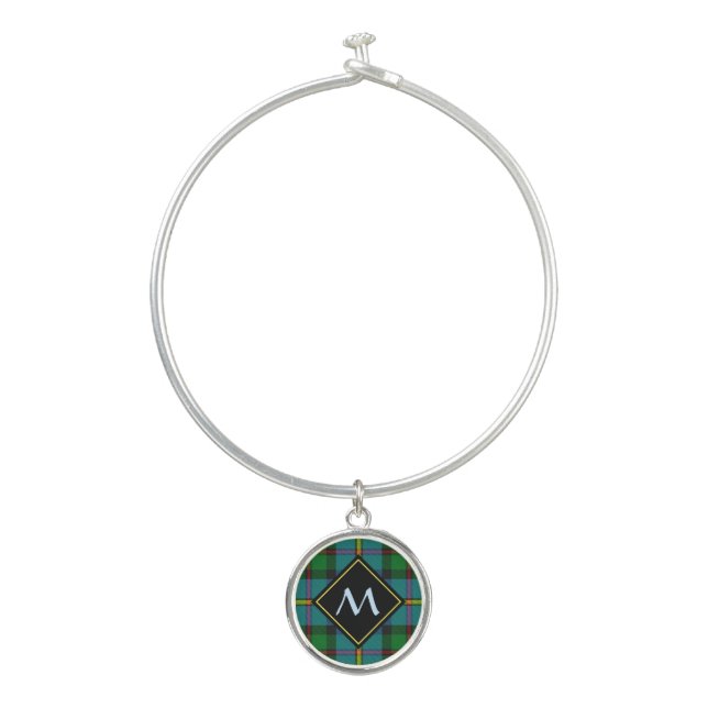 Clan MacLeod Hunting Tartan Bangle Bracelet (Front)