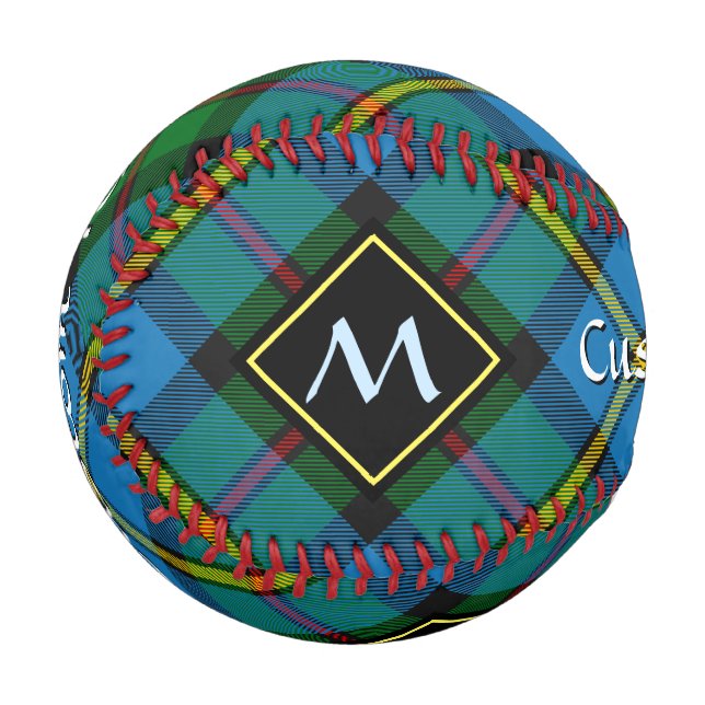 Clan MacLeod Hunting Tartan Baseball (Front Left)