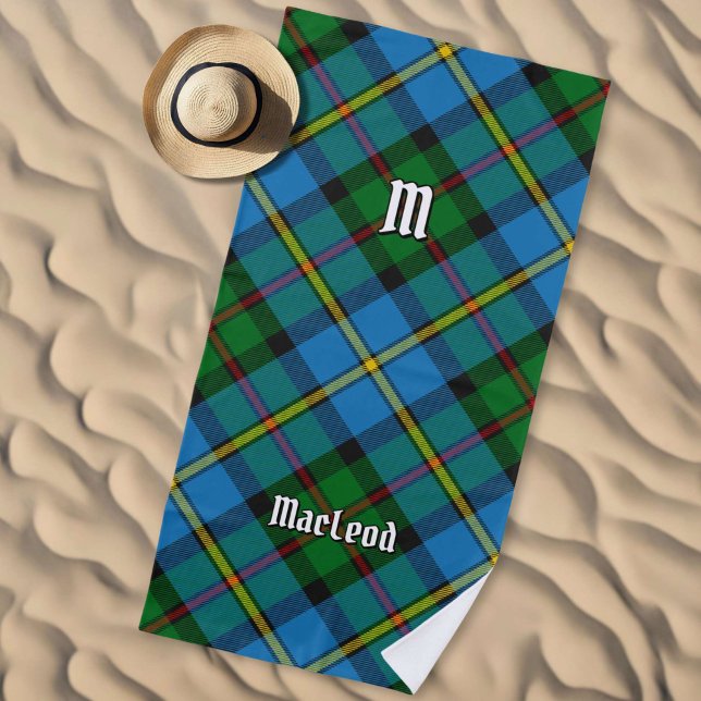 Clan MacLeod Hunting Tartan Beach Towel (Creator Uploaded)