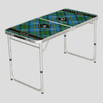 Clan MacLeod Hunting Tartan Beer Pong Table