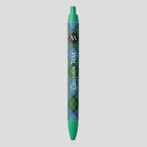 Clan MacLeod Hunting Tartan Blue Ink Pen