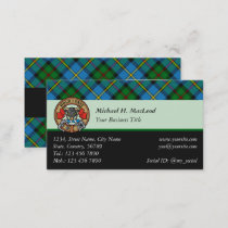 Clan MacLeod Hunting Tartan Business Card
