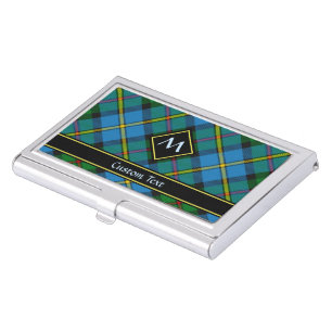 Clan MacLeod Hunting Tartan Business Card Case