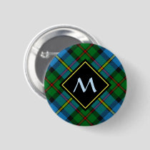 Clan MacLeod Hunting Tartan Button