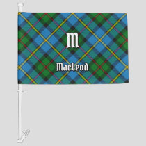 Clan MacLeod Hunting Tartan Car Flag