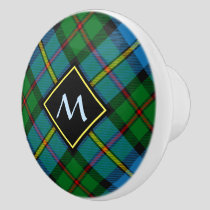 Clan MacLeod Hunting Tartan Ceramic Knob