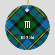 Clan MacLeod Hunting Tartan Ceramic Ornament