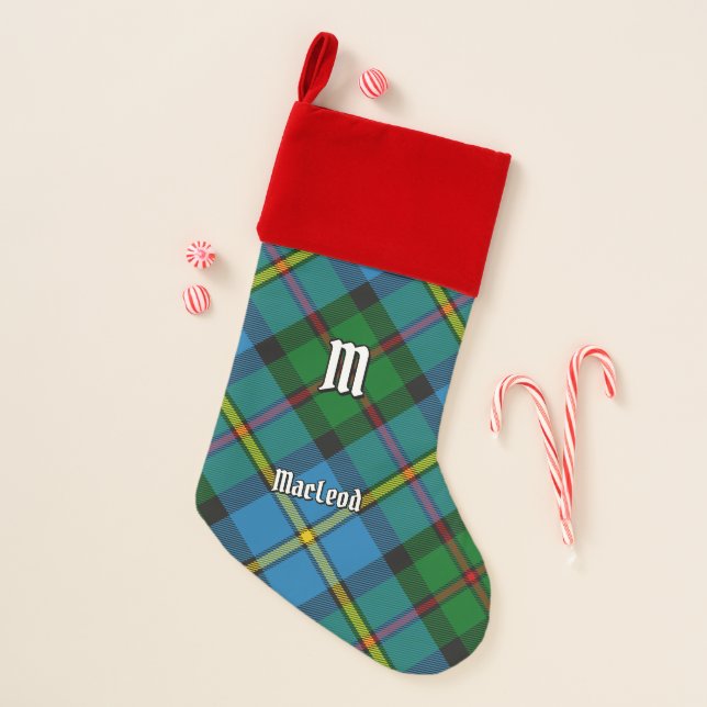 Clan MacLeod Hunting Tartan Christmas Stocking (Front)