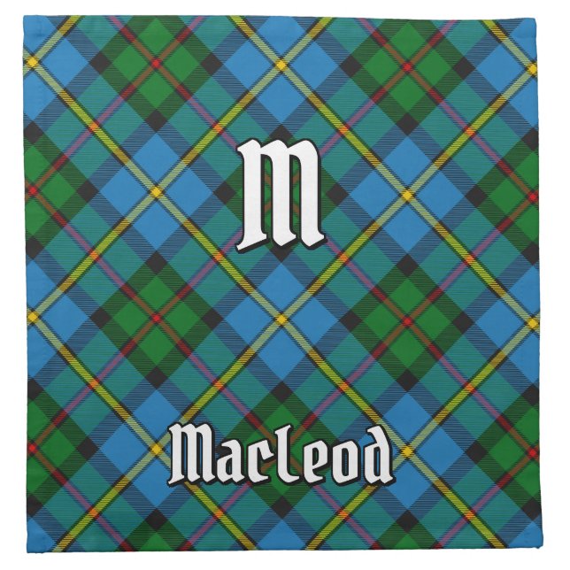 Clan MacLeod Hunting Tartan Cloth Napkin (Front)