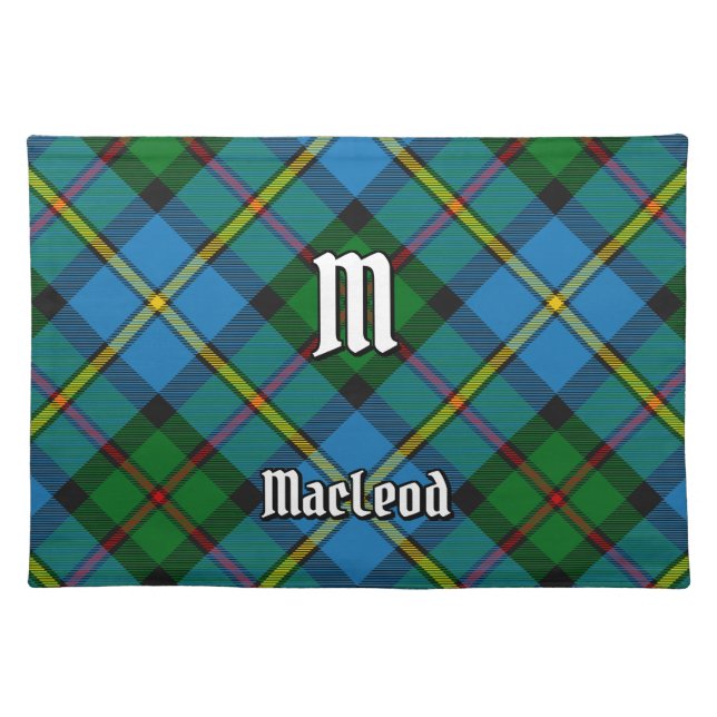 Clan MacLeod Hunting Tartan Cloth Placemat (Front)