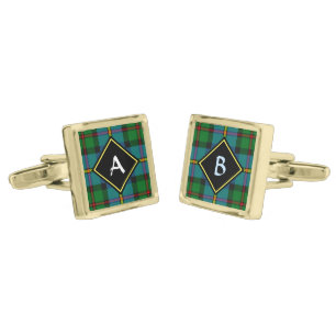 Clan MacLeod Hunting Tartan Cufflinks