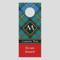 Clan MacLeod Hunting Tartan Door Hanger