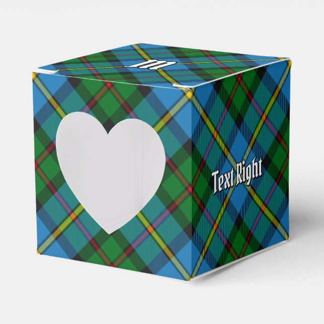 Clan MacLeod Hunting Tartan Favor Boxes (Front Side)