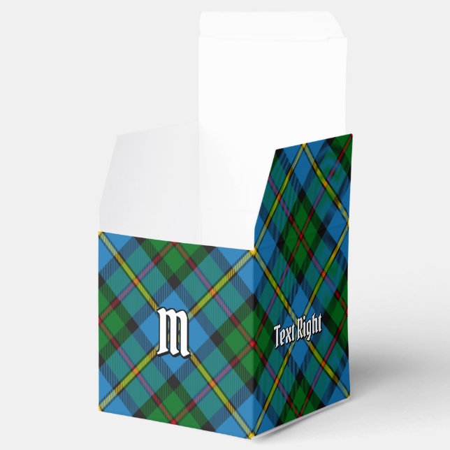Clan MacLeod Hunting Tartan Favor Boxes (Opened)