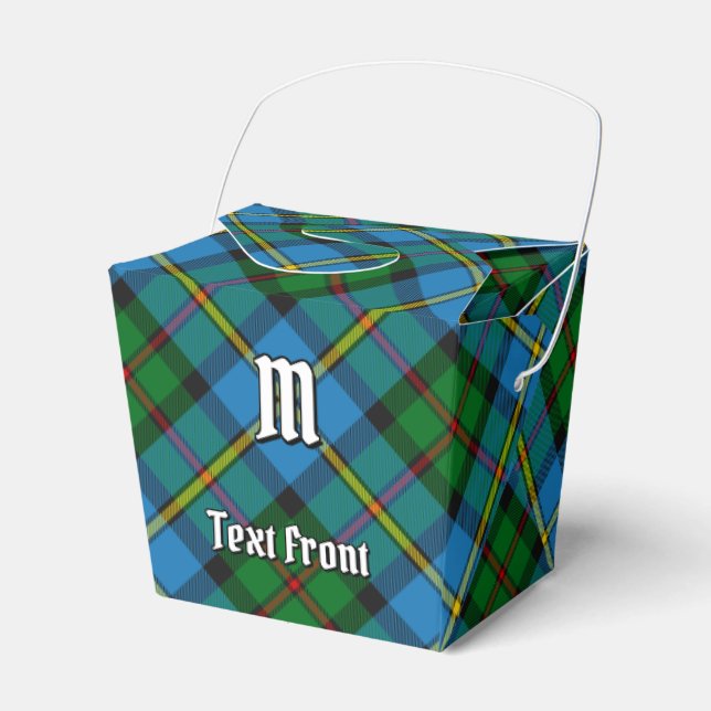 Clan MacLeod Hunting Tartan Favor Boxes (Front Side)