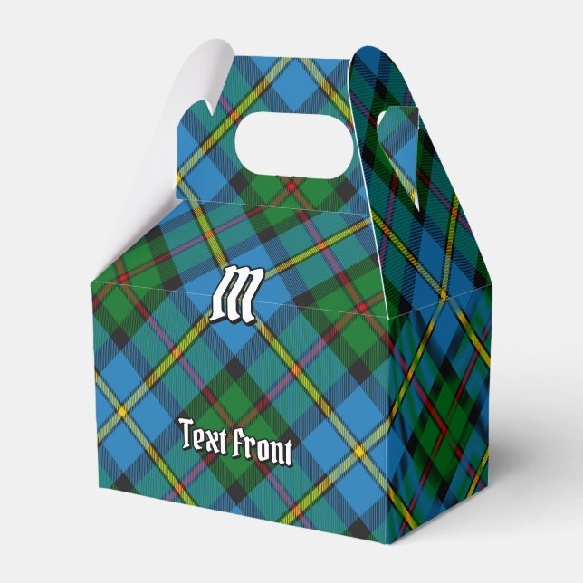 Clan MacLeod Hunting Tartan Favor Boxes (Front Side)
