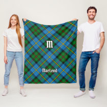 Clan MacLeod Hunting Tartan Fleece Blanket