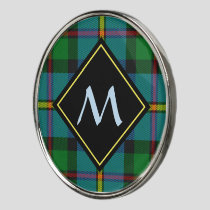 Clan MacLeod Hunting Tartan Golf Ball Marker