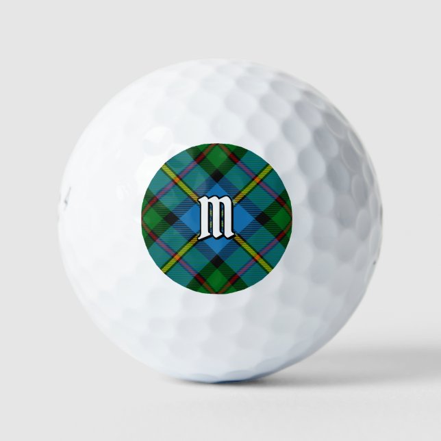 Clan MacLeod Hunting Tartan Golf Balls (Front)