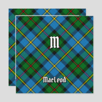 Clan MacLeod Hunting Tartan Invitation