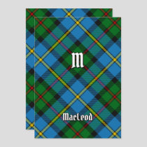 Clan MacLeod Hunting Tartan Invitation