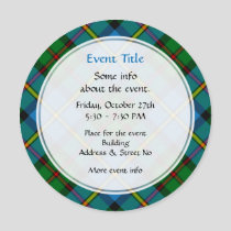 Clan MacLeod Hunting Tartan Invitation