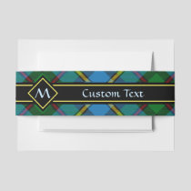 Clan MacLeod Hunting Tartan Invitation Belly Band