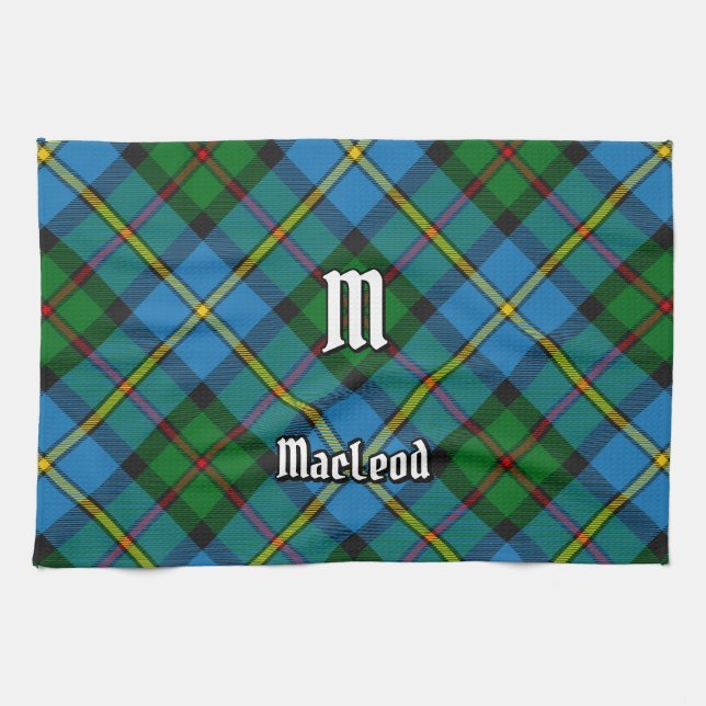 Clan MacLeod Hunting Tartan Kitchen Towel (Horizontal)