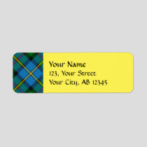 Clan MacLeod Hunting Tartan Label
