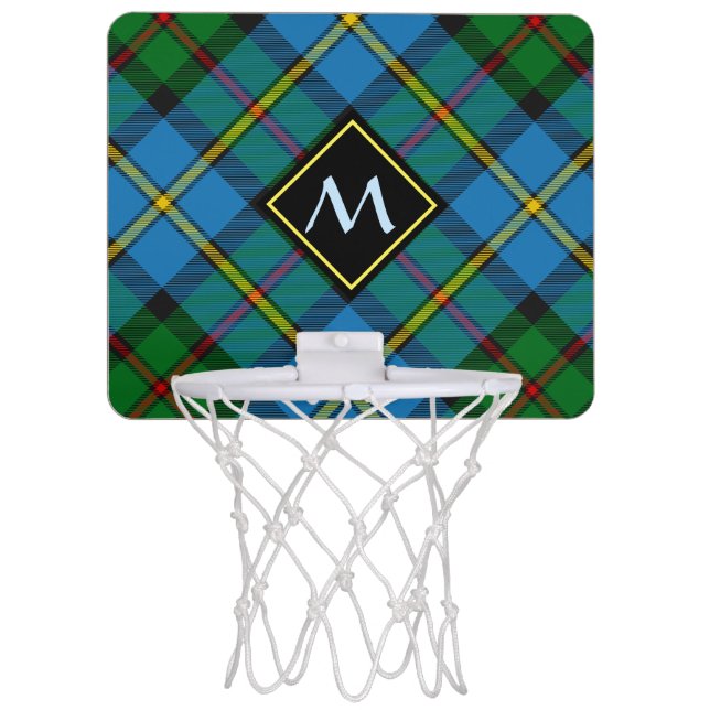 Clan MacLeod Hunting Tartan Mini Basketball Hoop (Front)
