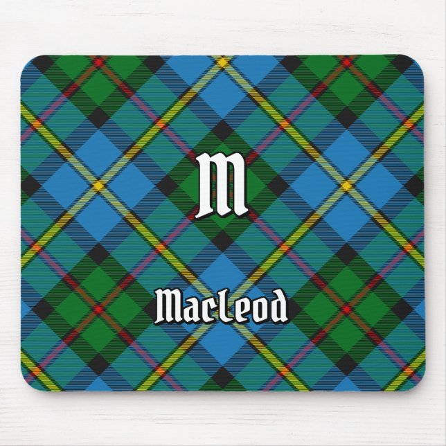 Clan MacLeod Hunting Tartan Mouse Pad (Front)