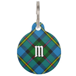 Clan MacLeod Hunting Tartan Pet ID Tag