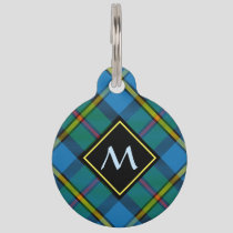 Clan MacLeod Hunting Tartan Pet ID Tag