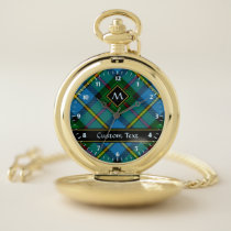 Clan MacLeod Hunting Tartan Pocket Watch