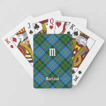 Clan MacLeod Hunting Tartan Poker Cards